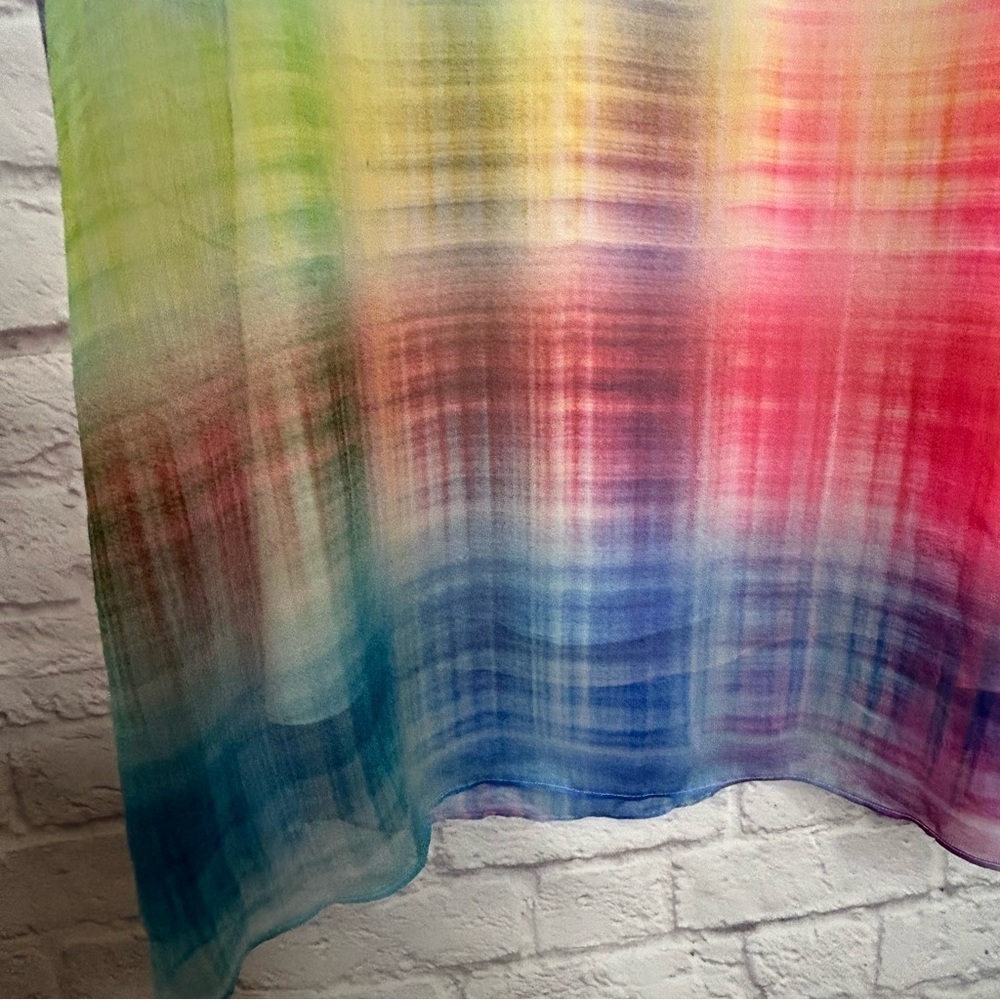 Soft Surroundings Carnevale Multi Plaid Maxi Dress - Picture 5 of 11